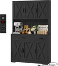 71 in Pantry Cabinet with Charging Station - Tall Kitchen Storage