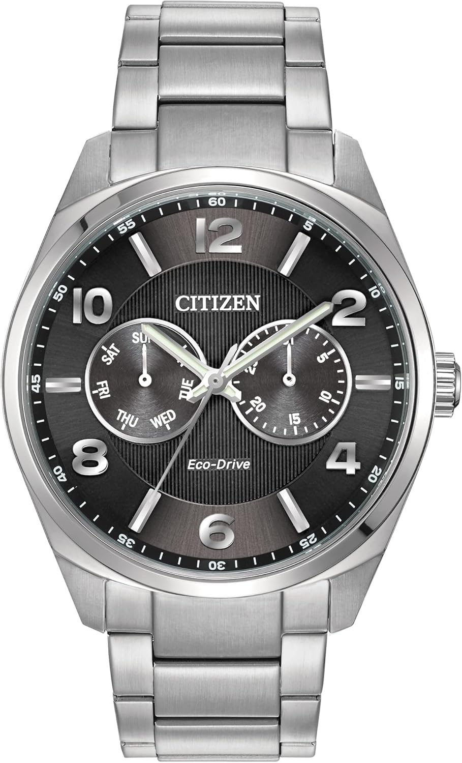 Citizen Eco-Drive Stainless Steel Watch - Timeless Elegance