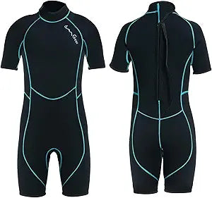 OMGear Kids Wetsuit 3mm Neoprene Thermal Swimsuit for Youth