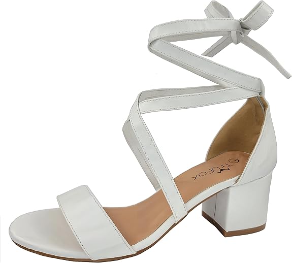 Wrap Around Lace Up Sandals with Block Heels for Stylish Comfort