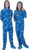 Footed Pajamas - Winter Wonderland Infant Hoodie Fleece One Piece
