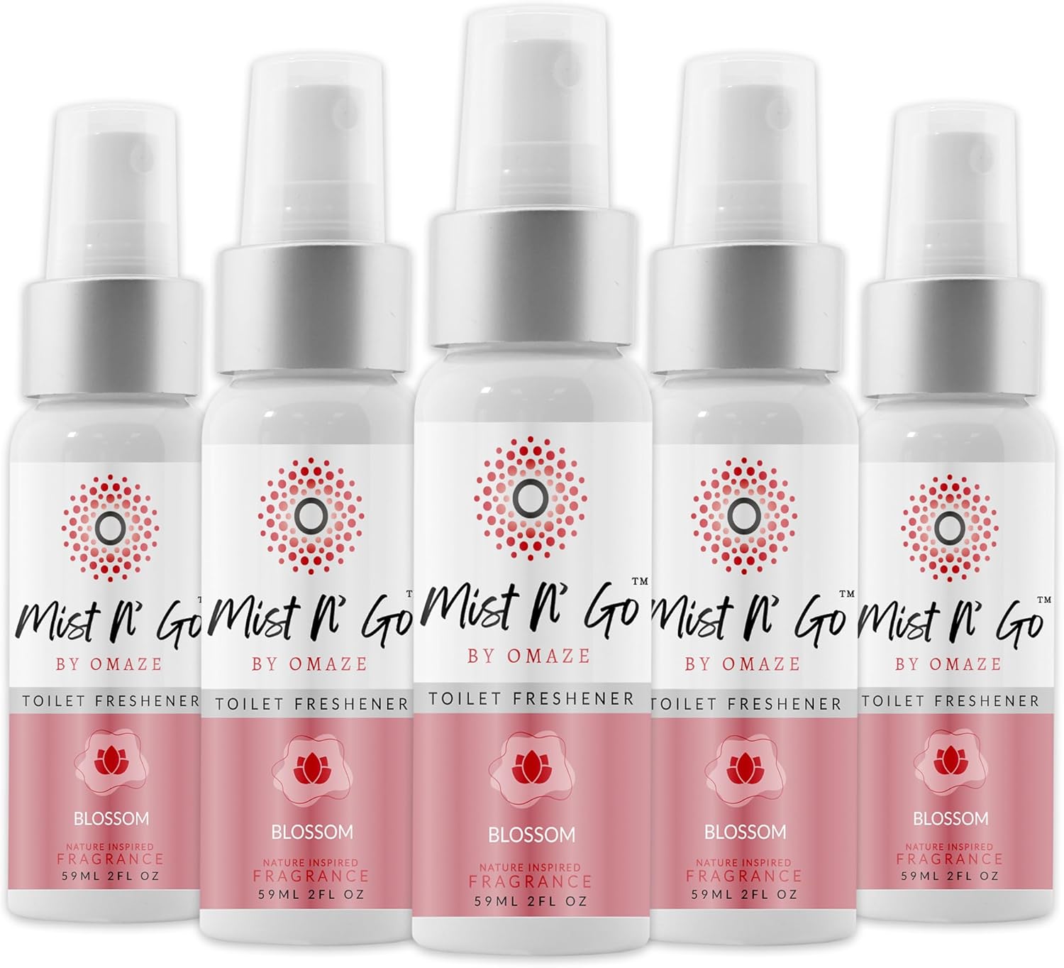 Mist N Go Travel Bathroom Spray for Odor Elimination and Freshness
