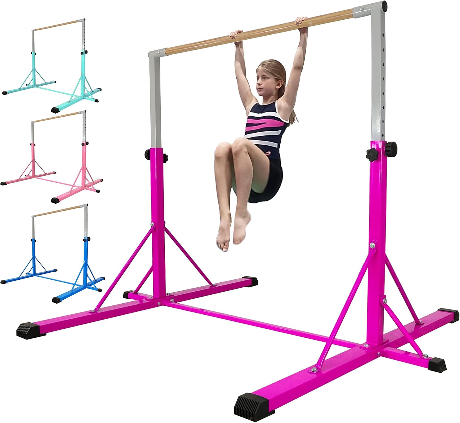 Adjustable Gymnastics Bar for Kids - Safe & Stable Training