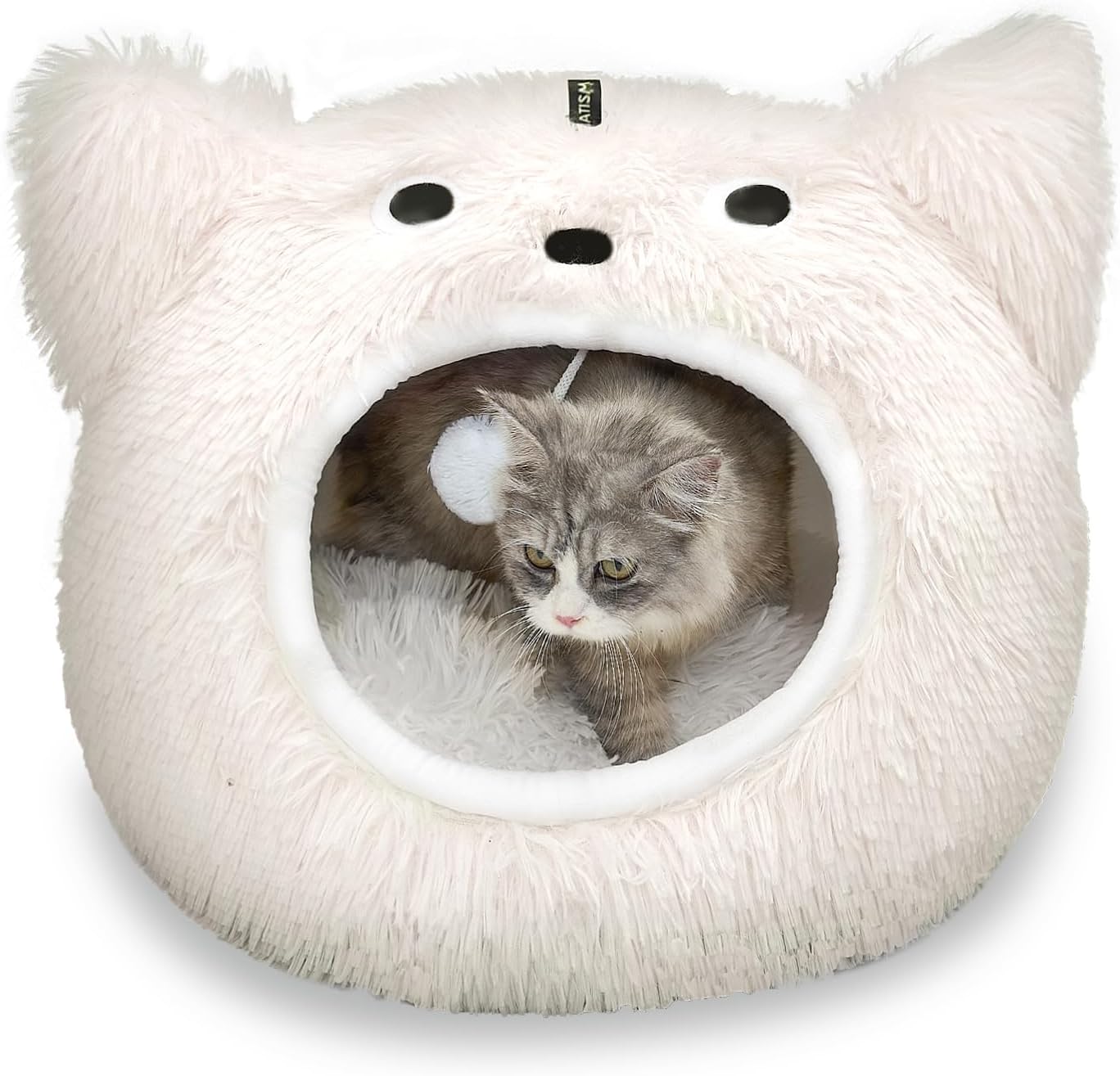 Cozy Hooded Cat Bed by CATISM