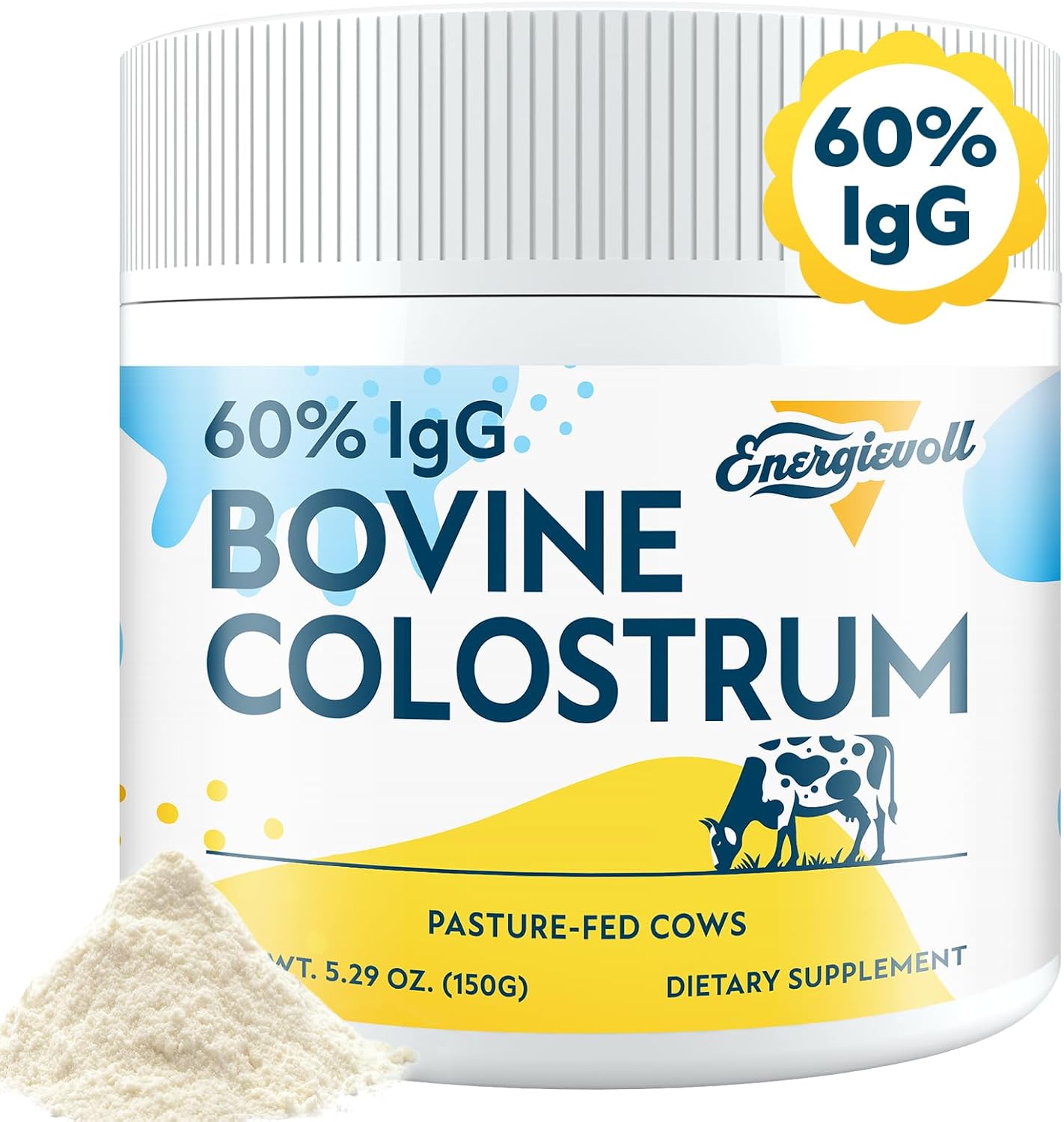Bovine Colostrum Supplement Powder for Gut Health and Beauty