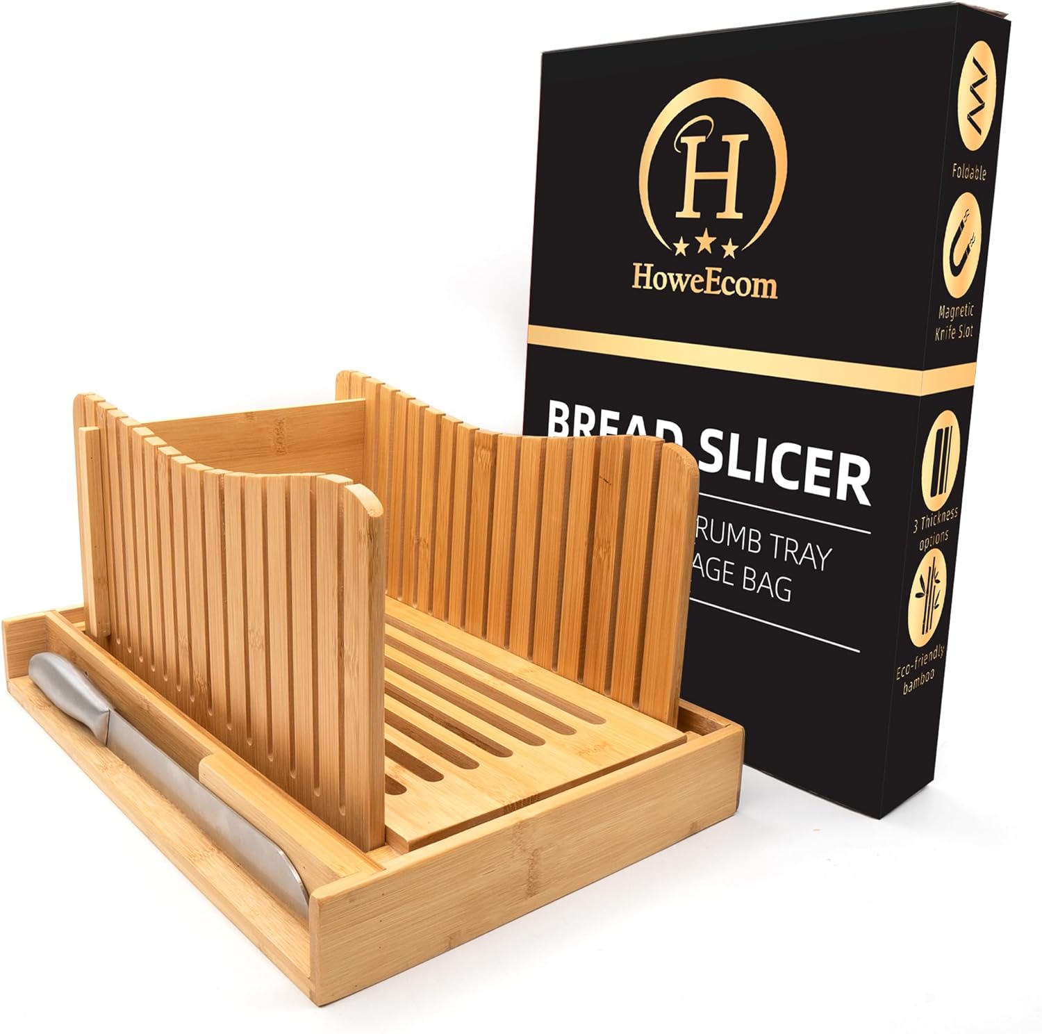 Upgrade Your Baking Game with HoweEcom Bamboo Bread Slicer!