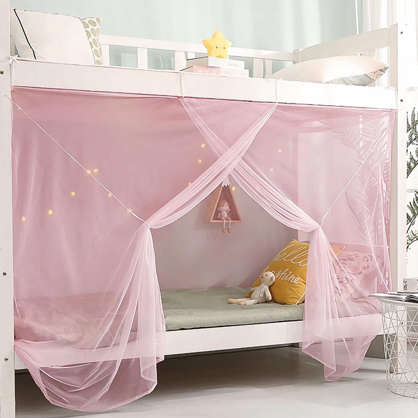 8 Corner Bed Canopy Curtains - Perfect for 1.8M Beds