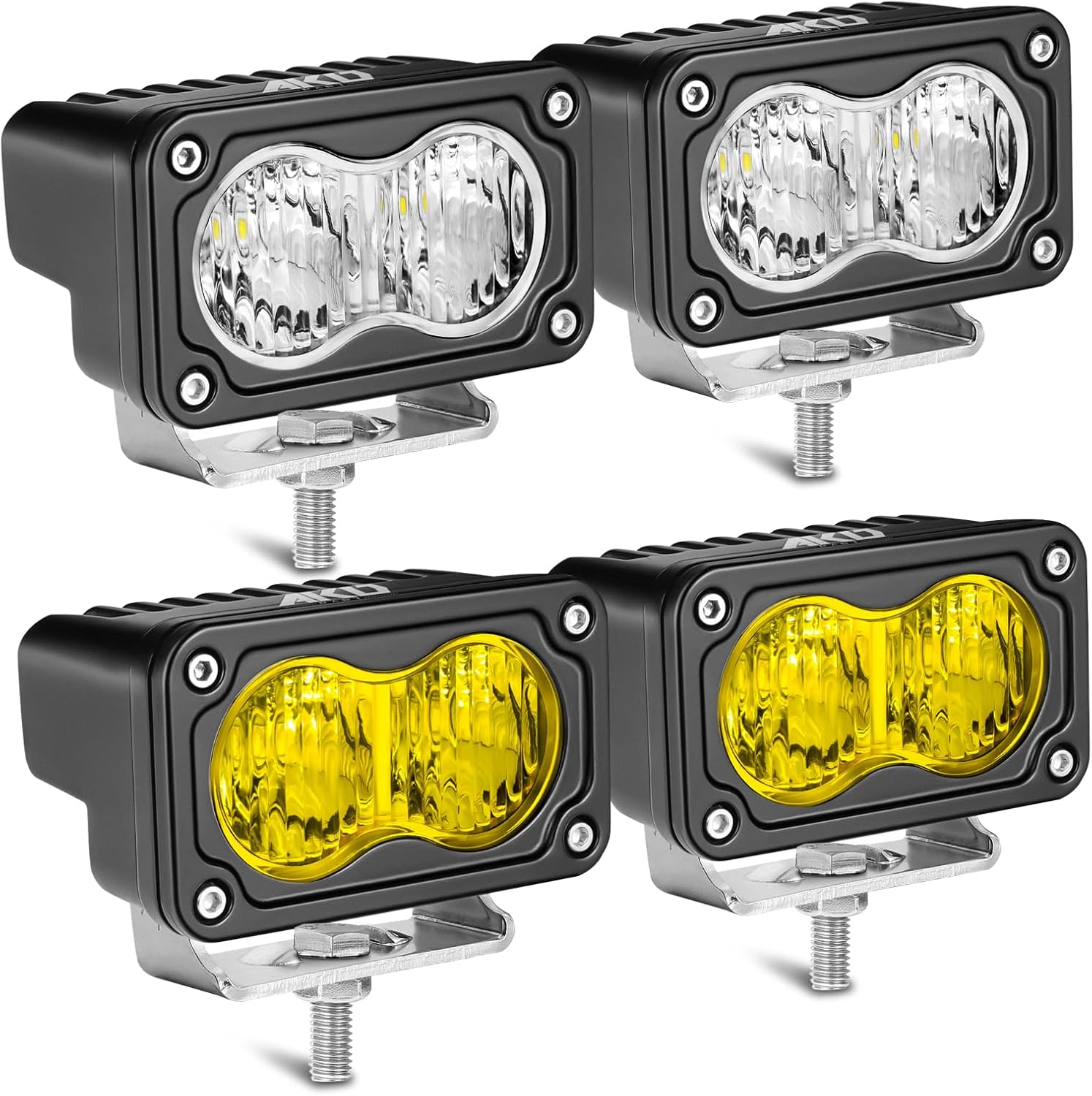 LED Pods 3in 80W Flood CREE Lights for Trucks and Off Road Use