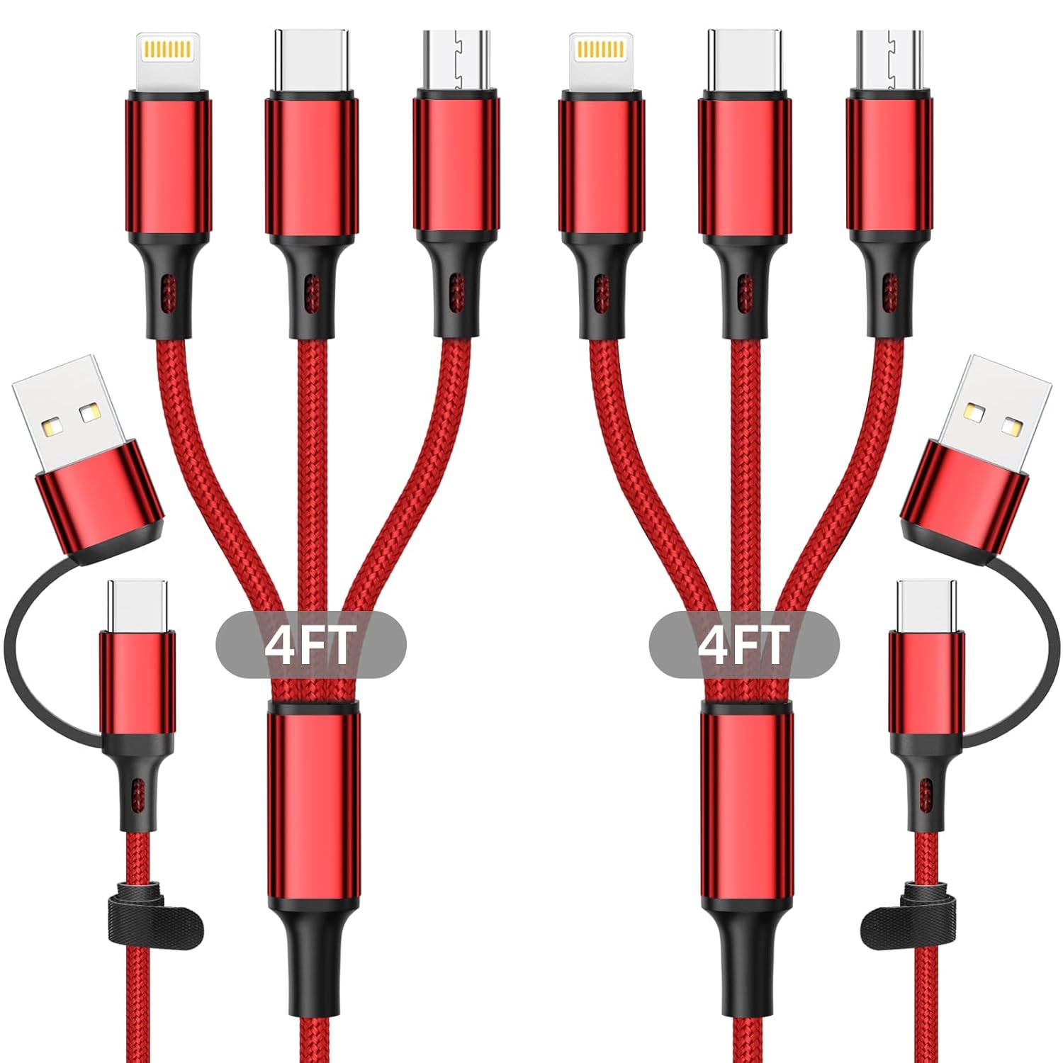 6-in-1 USB C Multi Charging Cable | Universal Compatibility