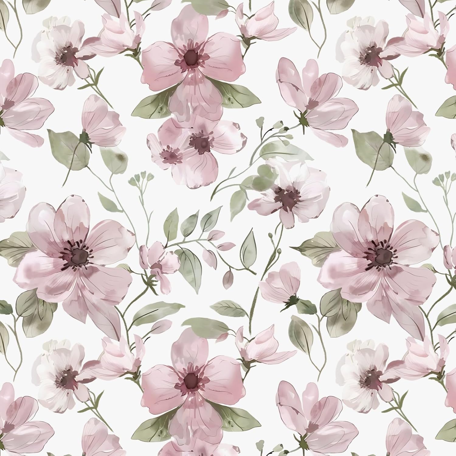 Ismoon Peel and Stick Wallpaper for a Boho Floral Touch