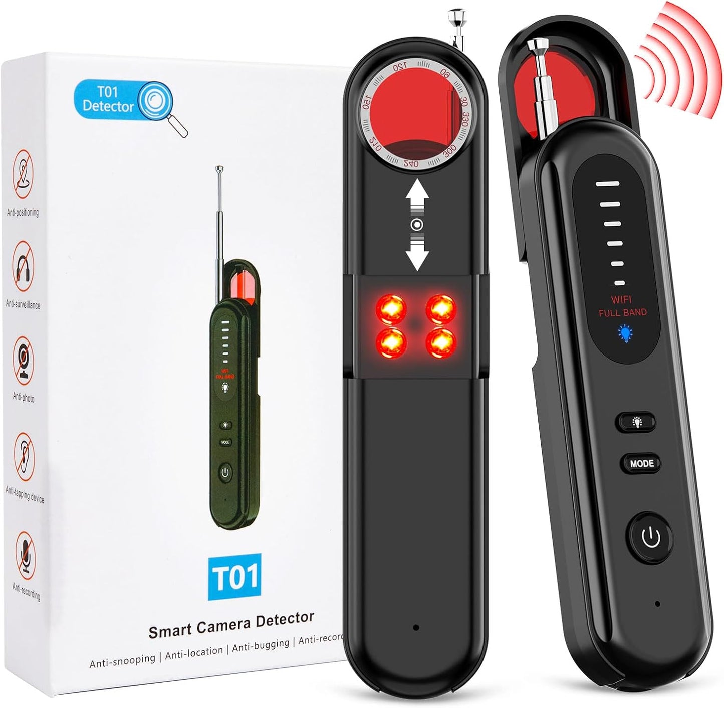 Safeguard Your Privacy - Portable Anti Spy Camera Detector by KOLHOFFR