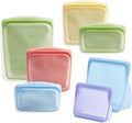 Stasher Premium Silicone Reusable Food Storage Bags, 7-Pack