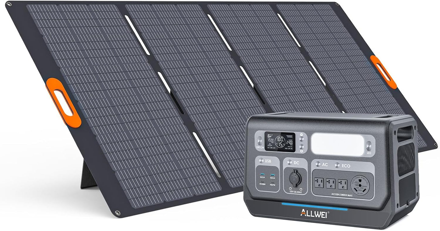ALLWEI LiFePO4 Portable Power Station for Outdoor Use