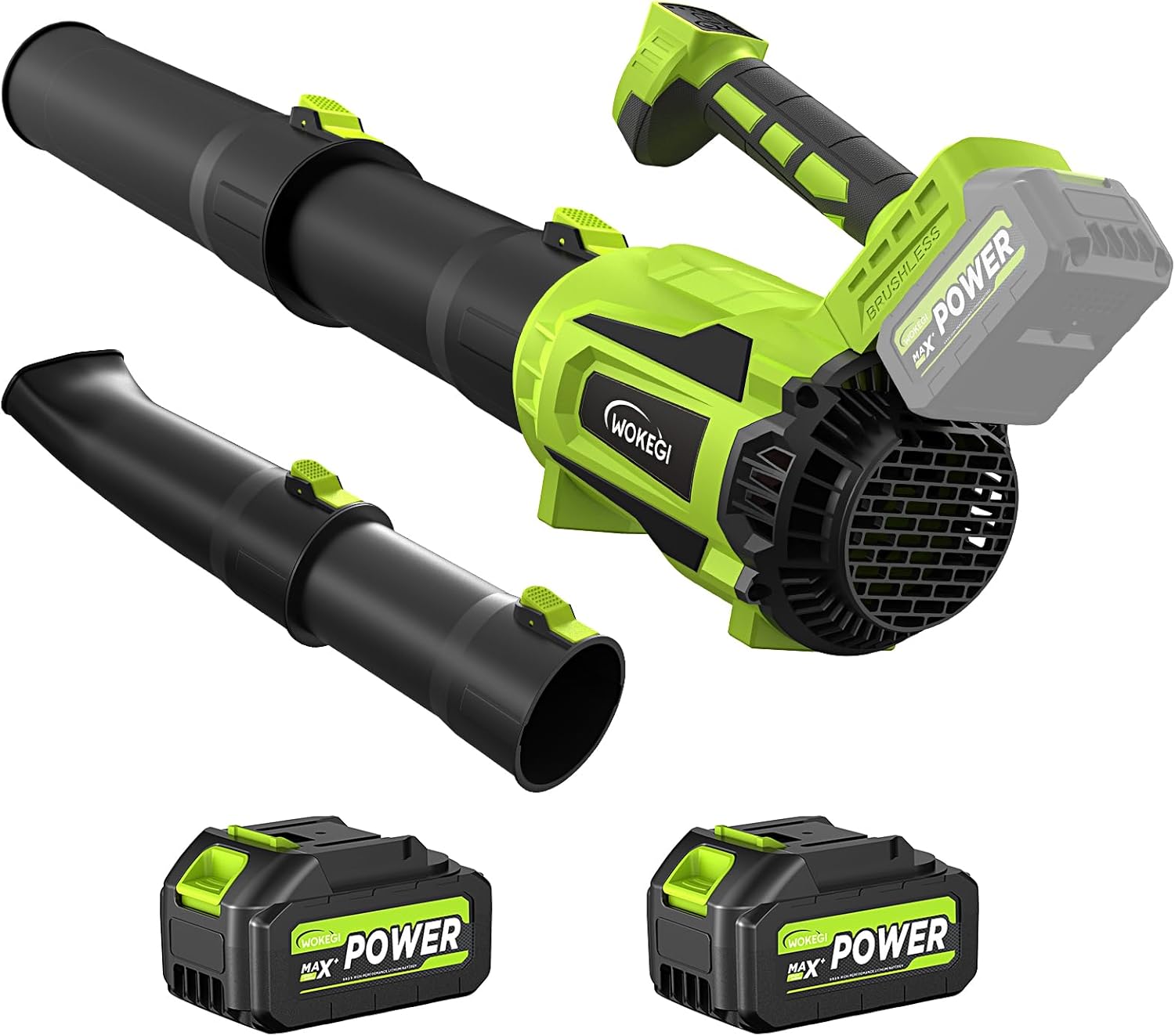 Cordless Leaf Blower with 21V Power and Turbo Mode for Efficiency
