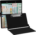 Whitecoat Clipboard Nursing Edition (Black Bi-Fold) - Pocket Foldable