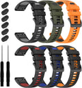 22mm Silicone Watchband Compatible with Garmin Fenix & Forerunner