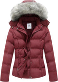 GGleaf Women's Hooded Warm Winter Coat Quilted Thicken Puffer Jacket