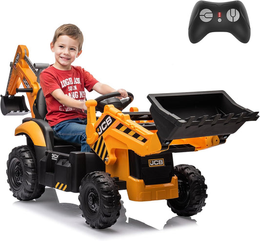 24V JCB Ride on Excavator for Big Kids with Remote Control