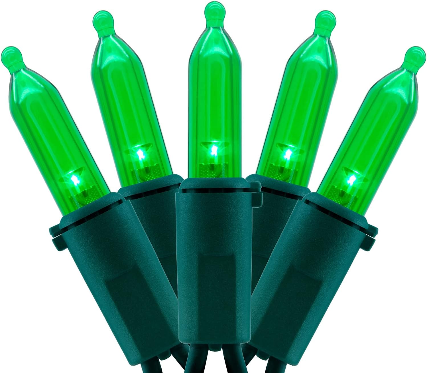 YULETIME 200 Count Green LED Christmas Lights for Holiday Decor