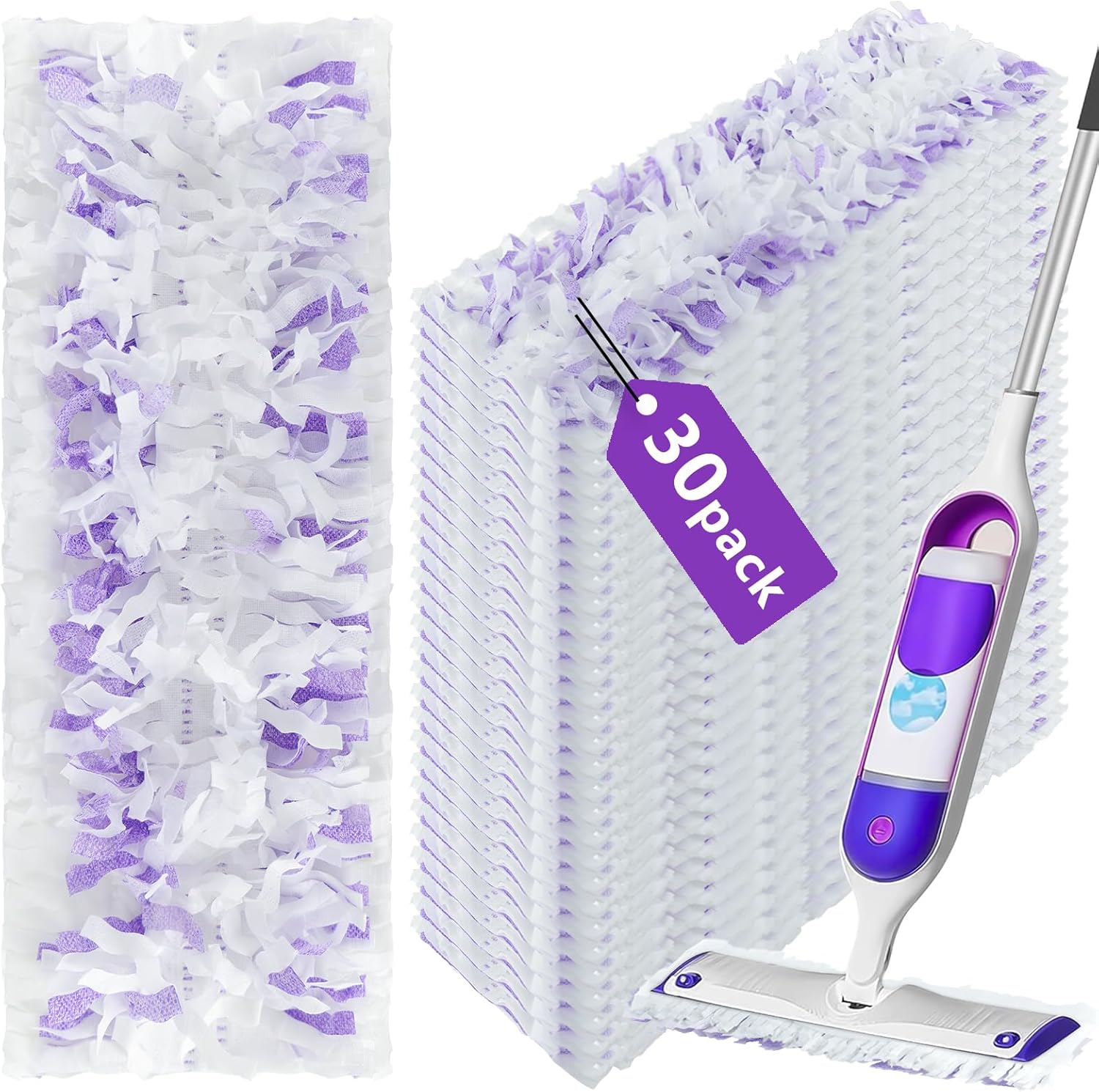 30 Ct Swiffer Power Mop Refills - Clean Floors Effortlessly!