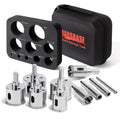 MARSBASE Diamond Hole Saw Kit - 10 PCS for Tiles and Glass