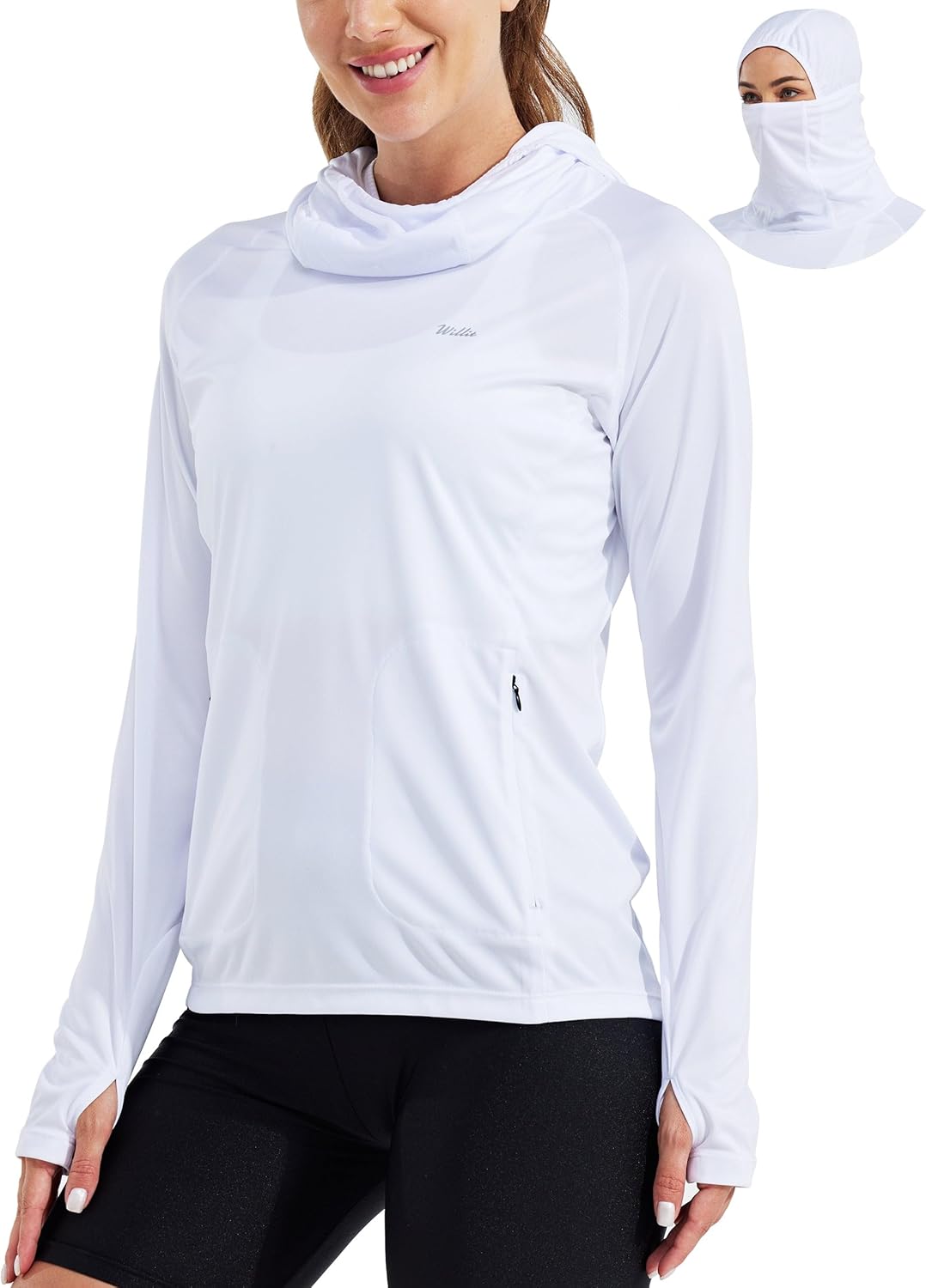 WILLIT UPF 50+ Sun Hoodie with Face Mask