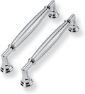 5 in Hole Center Polished Chrome Cabinet Pulls 10 Pack - Heavy Duty