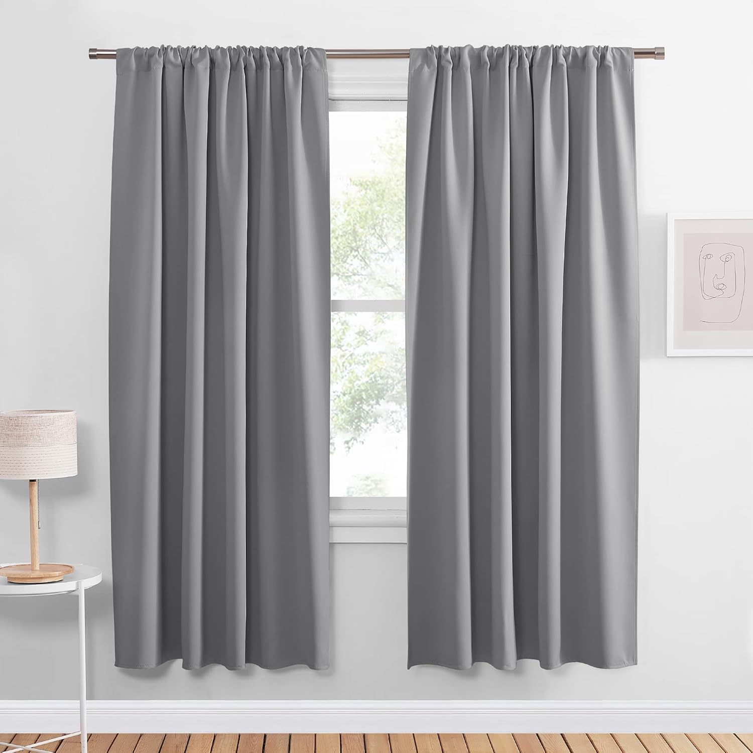 PONY DANCE Blackout Curtain Panels for Privacy and Insulation