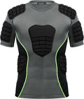 Zicac Padded Compression Shirt 8-Pads Rib Protectors - Impact Guard