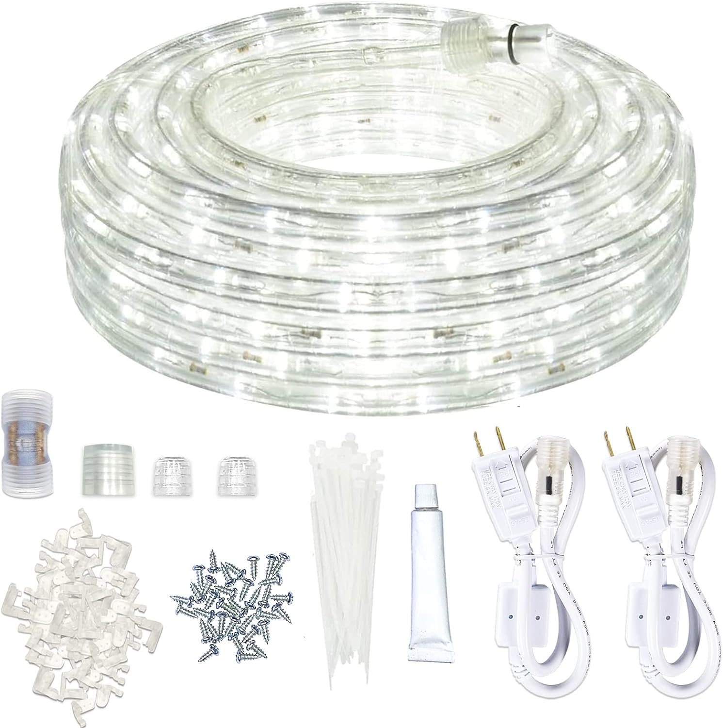 SURNIE 50FT Waterproof LED Rope Lights for Outdoor Decor