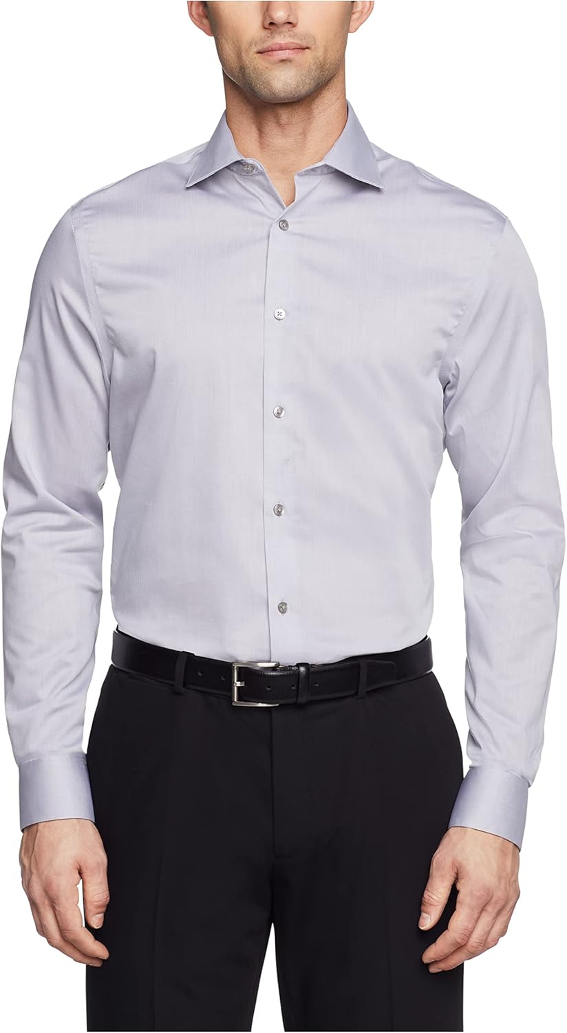 Calvin Klein Men's Non Iron Herringbone Dress Shirt Review