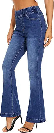VIPONES Bell Bottom Jeans for Women - High Waisted Flare Denim