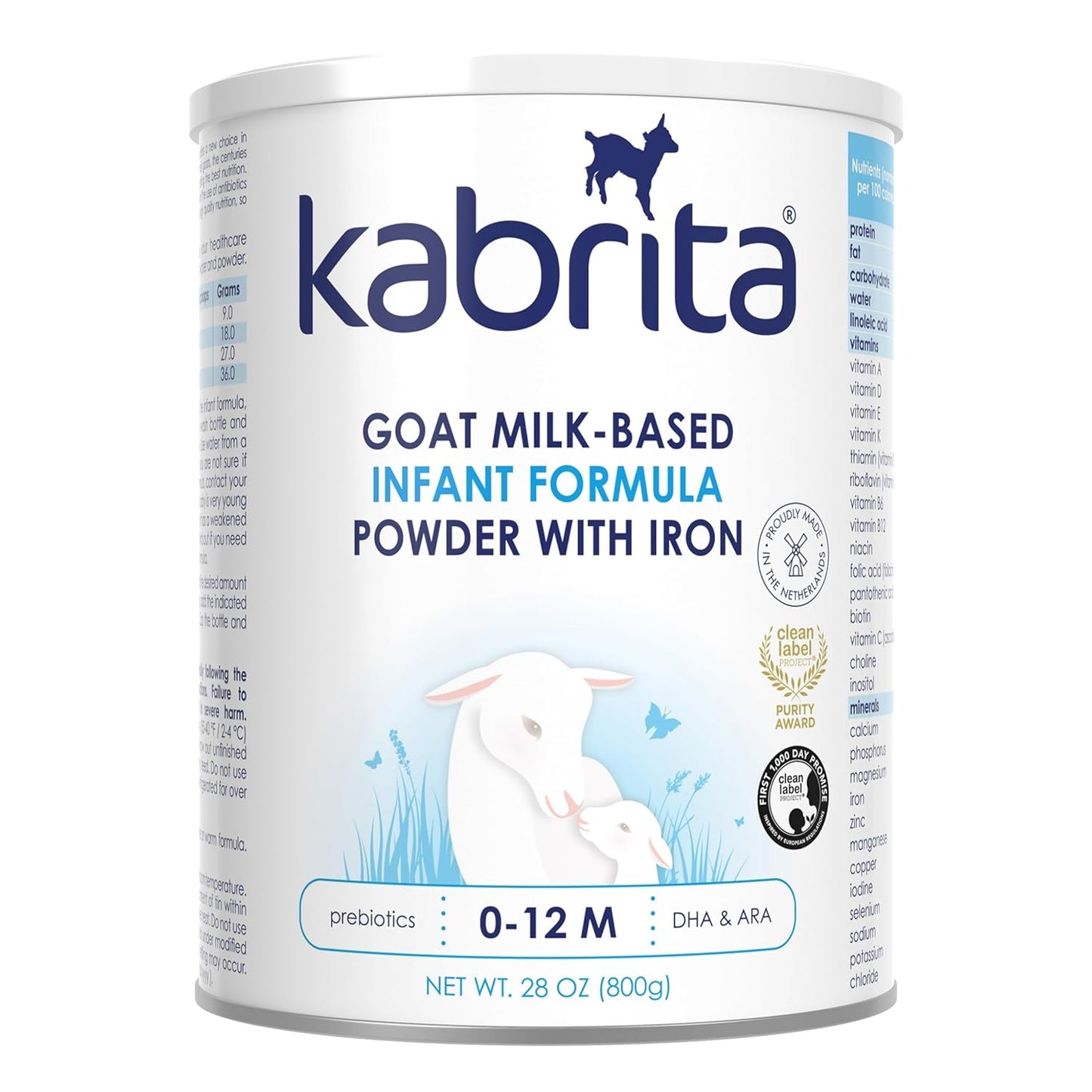 Kabrita Goat Milk-Based Infant Formula for Healthy Growth