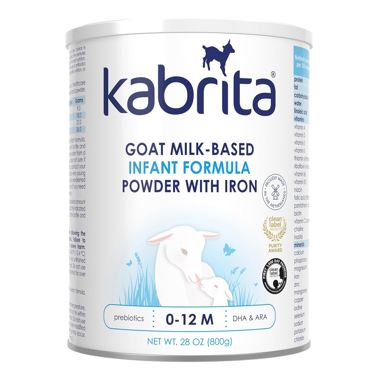 Kabrita Goat Milk-Based Infant Formula for Healthy Growth