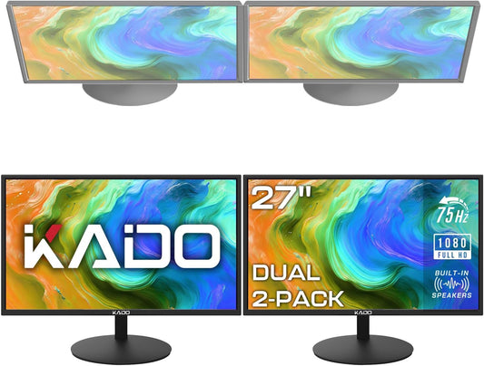 Kado 27 Dual Monitor Set - Boost Productivity!