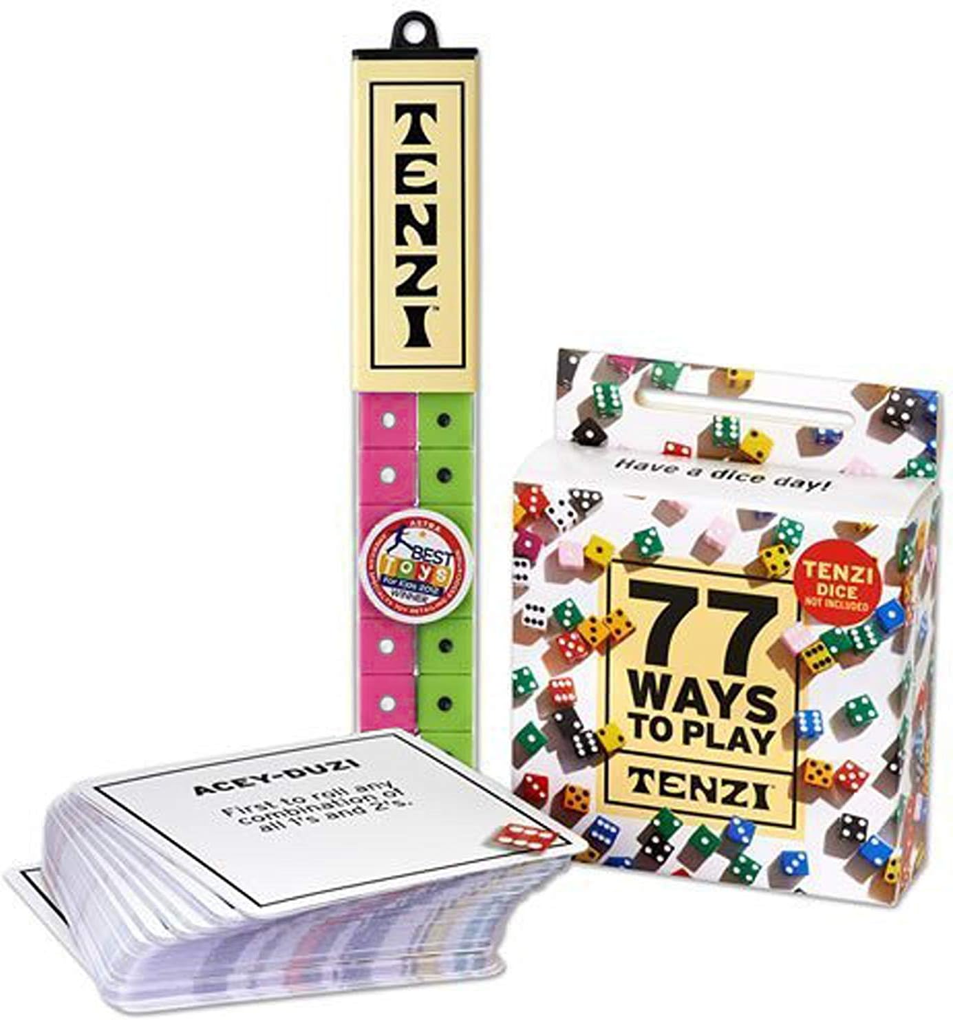 TENZI Dice Party Game Bundle with 77 Ways to Play Fun Family Fun
