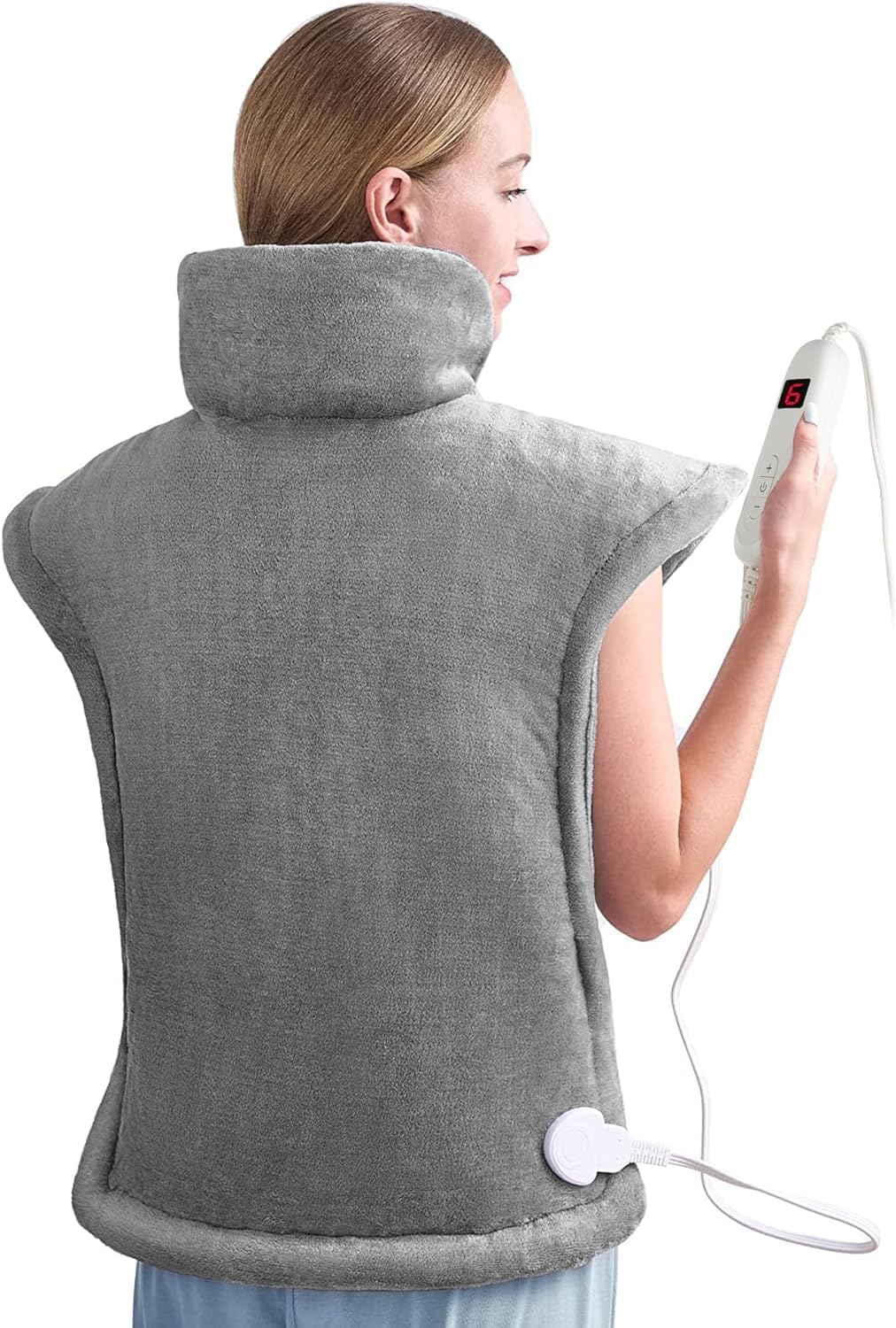 ALLJOY King Size Heating Pad for Back Pain Relief and Comfort