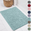 KANGAROO Chenille Bath Rug 60x24 - Soft, Ultra Absorbent Seafoam
