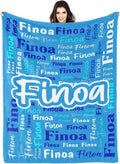 Custom Blanket with Name Personalized Blankets for Kids and Adults