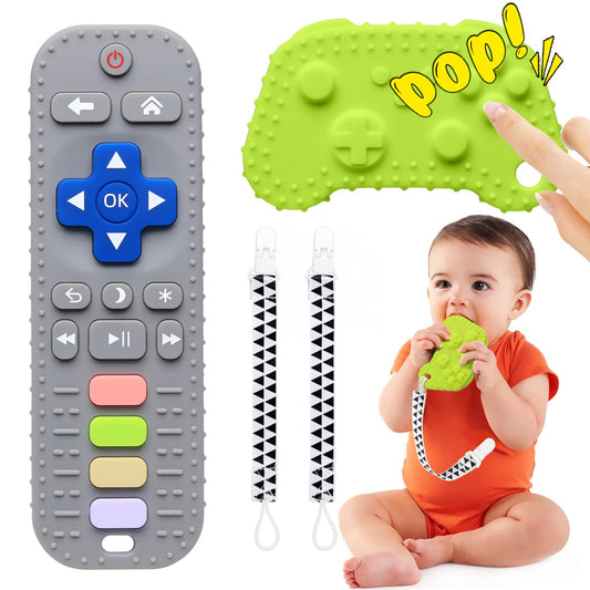 BPA-Free Silicone Teething Toys - Soothing Relief for Babies