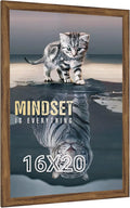16x20 Frame Brown Rustic Picture Poster Frame - Versatile Wall Display