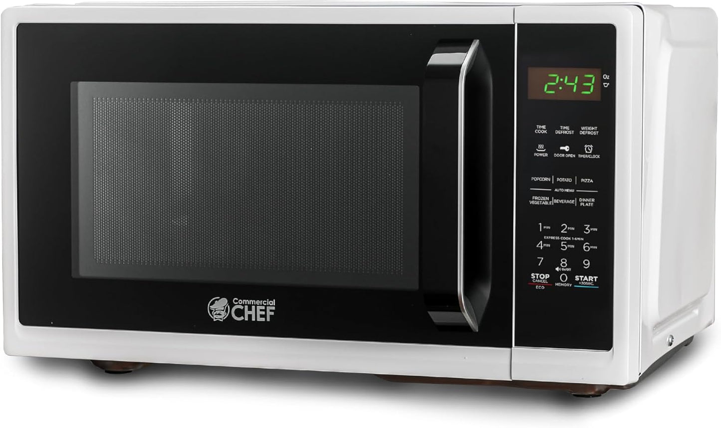Powerful 0.9 Cubic Foot Microwave with 10 Power Levels