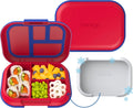 Bentgo Chill Kids 3.3 Cup Leak-Proof Lunch Box (Red/Royal) - Built-In