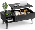 OLIXIS Wood Lift Top Coffee Table with Hidden Compartment - Smart