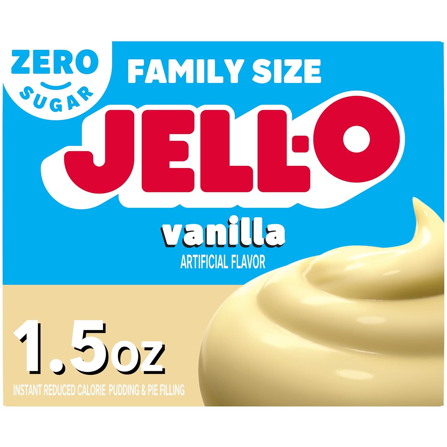 Jell-O Sugar Free Vanilla Instant Pudding Mix - 24 ct Pack