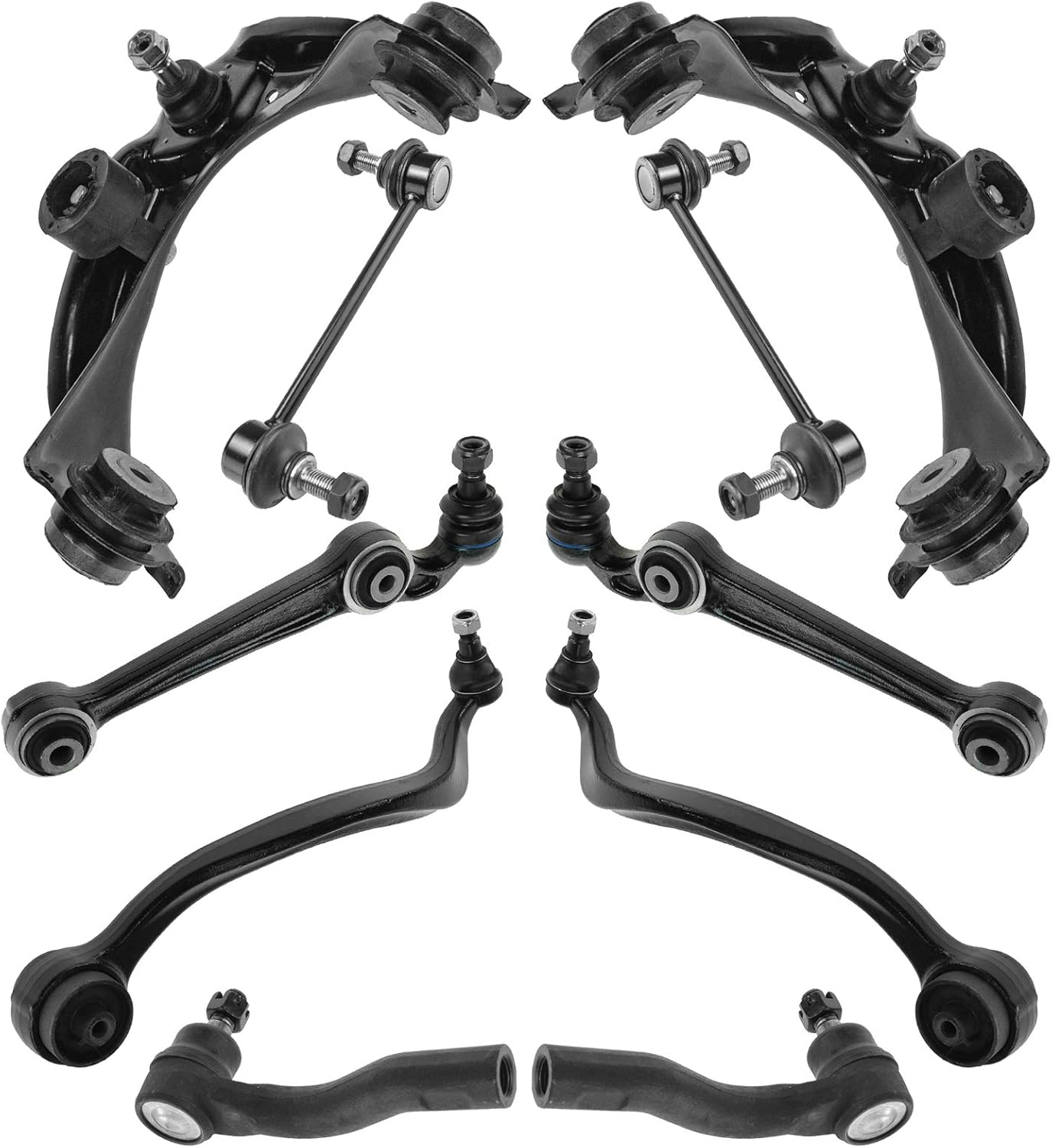 TRQ Front Steering & Suspension Kit for Ford Fusion & Lincoln MKZ