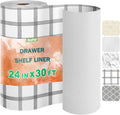 Non Slip Drawer and Shelf Liner 24in x 30ft - Non-Adhesive Stripe