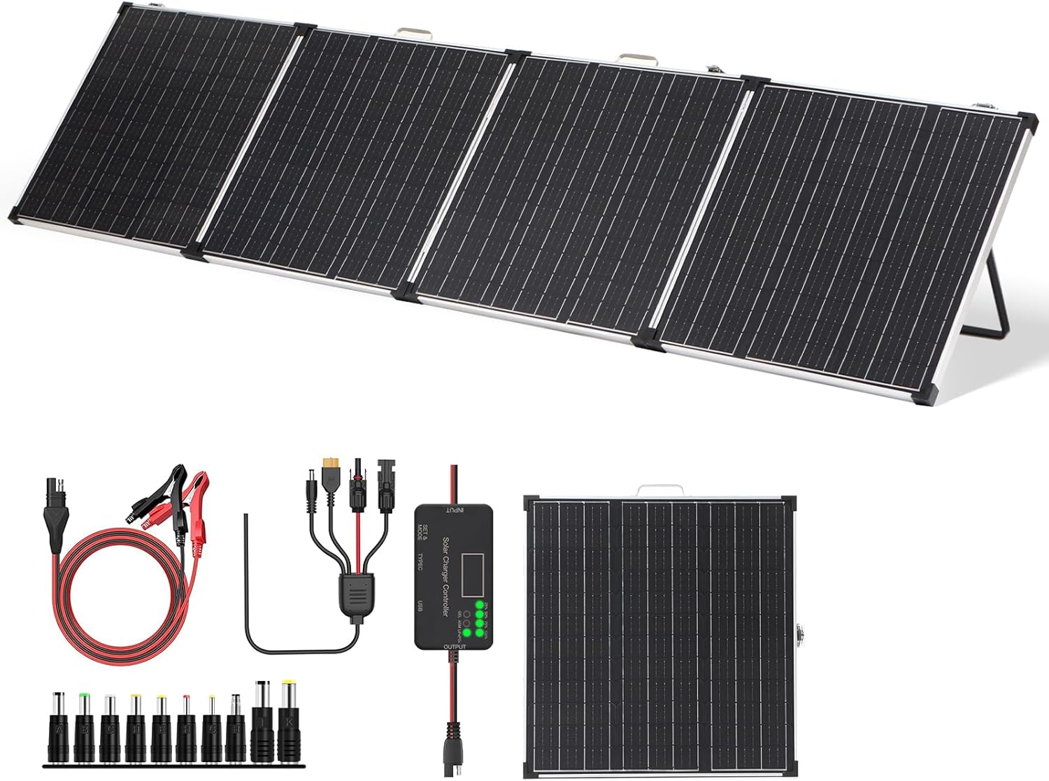 Portable Solar Panel Kit for Power-On-The-Go
