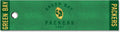 Vintage Green Bay Packers Putting Mat
