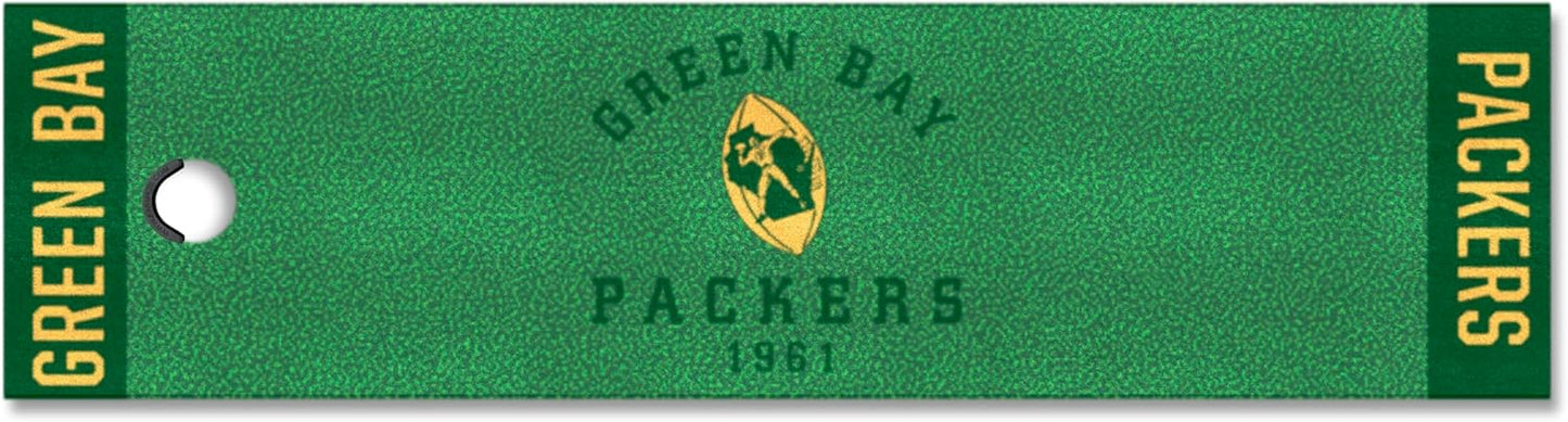 Vintage Green Bay Packers Putting Mat